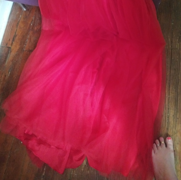 Gorgeous Red Formal Gown - Picture 4 of 6